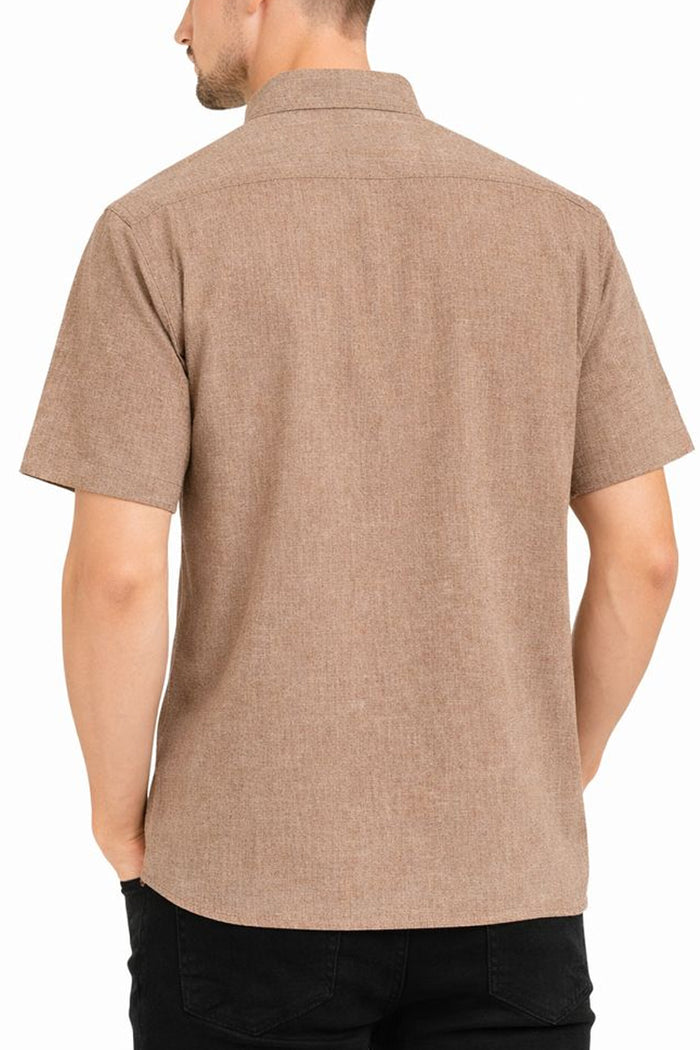 Melange Short Sleeve Shirt