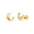 aretes infantiles de oro