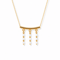 Mother of Pearl Fringe Necklace - Le Serey