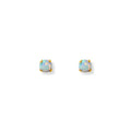 Opal Stud Earrings in 14k gold filled