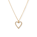 Open Hearts Diamond Necklace - Le Serey