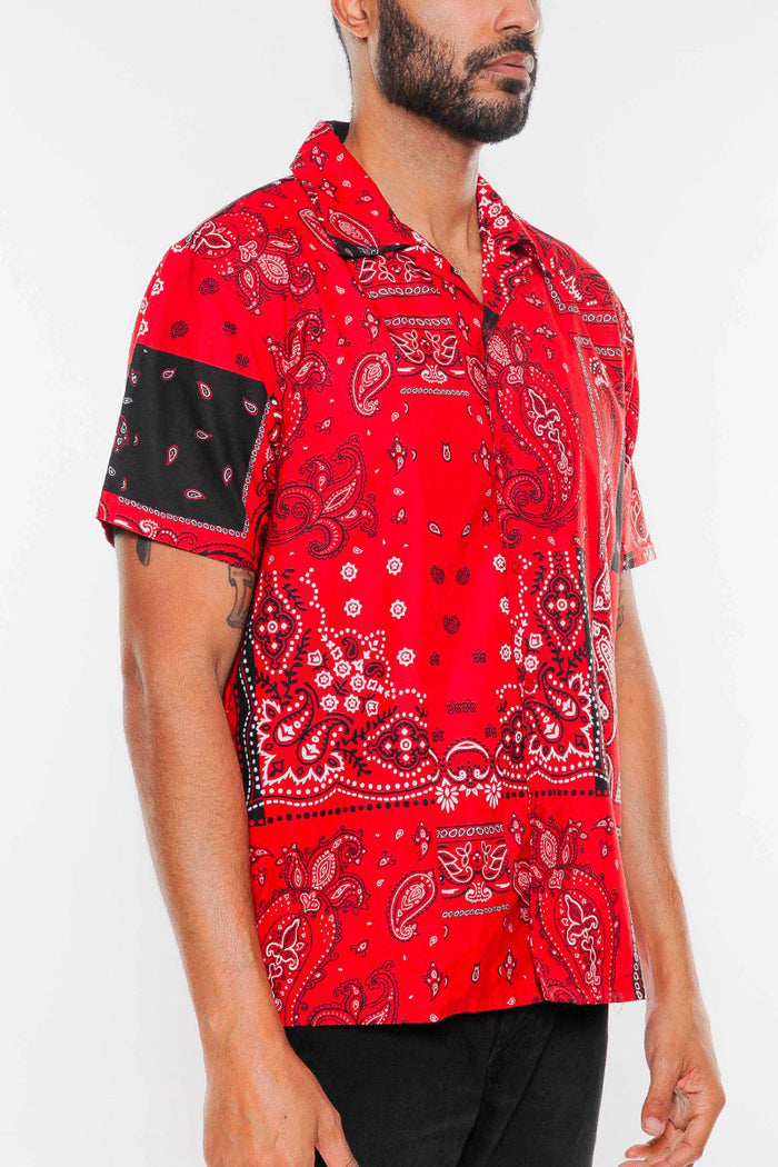 Paisley Button Down Shirt