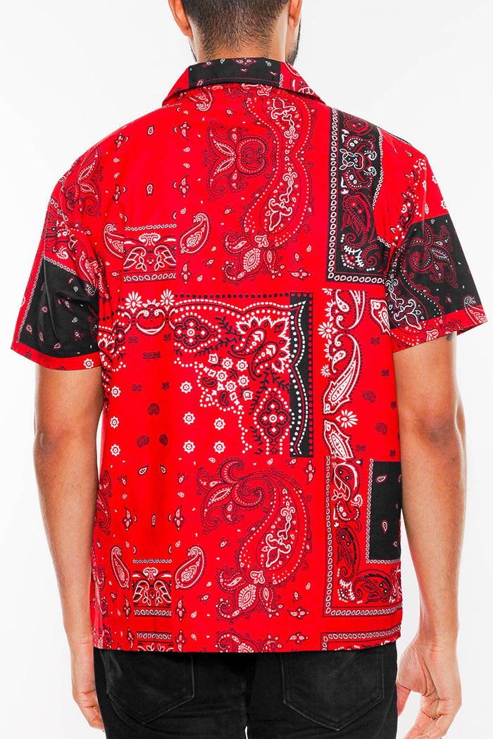 Paisley Button Down Shirt