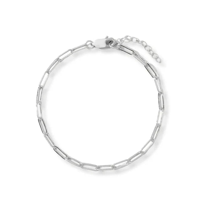 Sterling silver Paperclip Bracelet - Le Serey