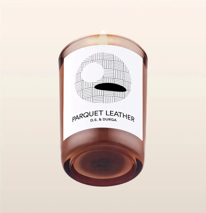 PARQUET LEATHER CANDLE - Candela - D.S. & DURGA - Alla Violetta Boutique