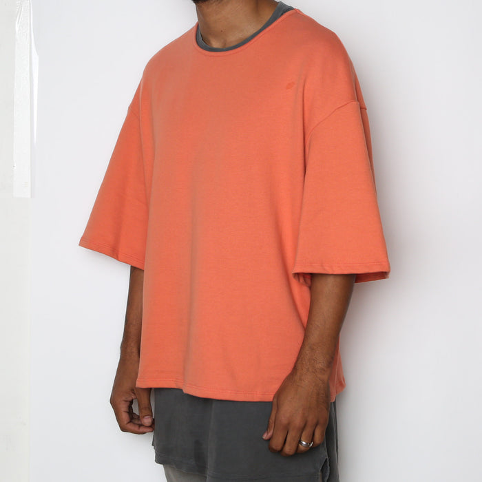 Peach Slouch tee
