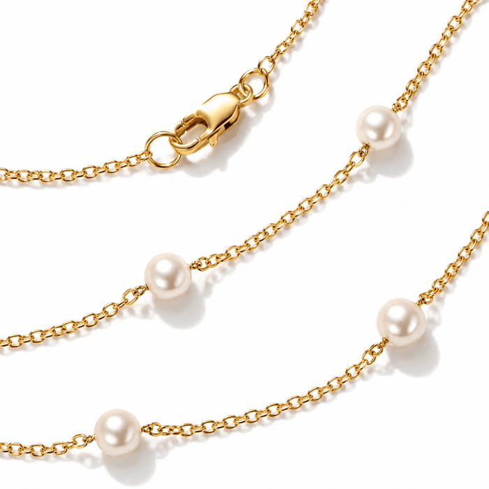 Pearl Station Necklace - Le Serey
