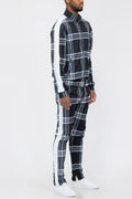 Plaid Out Track Set