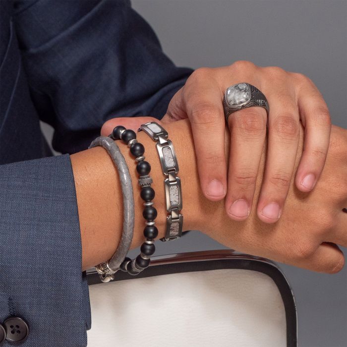 Pulsera agata caballero