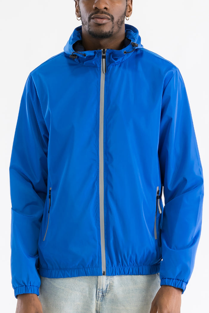 Reflective Zipper Windbreaker
