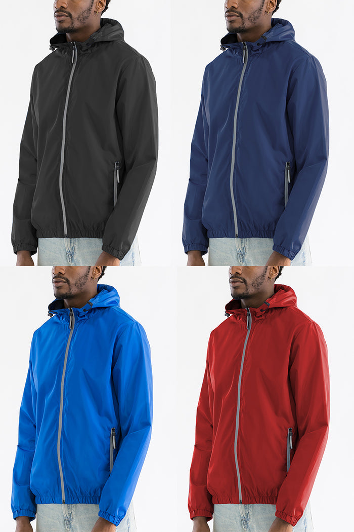 Reflective Zipper Windbreaker