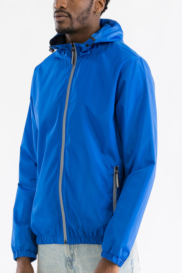 Reflective Zipper Windbreaker