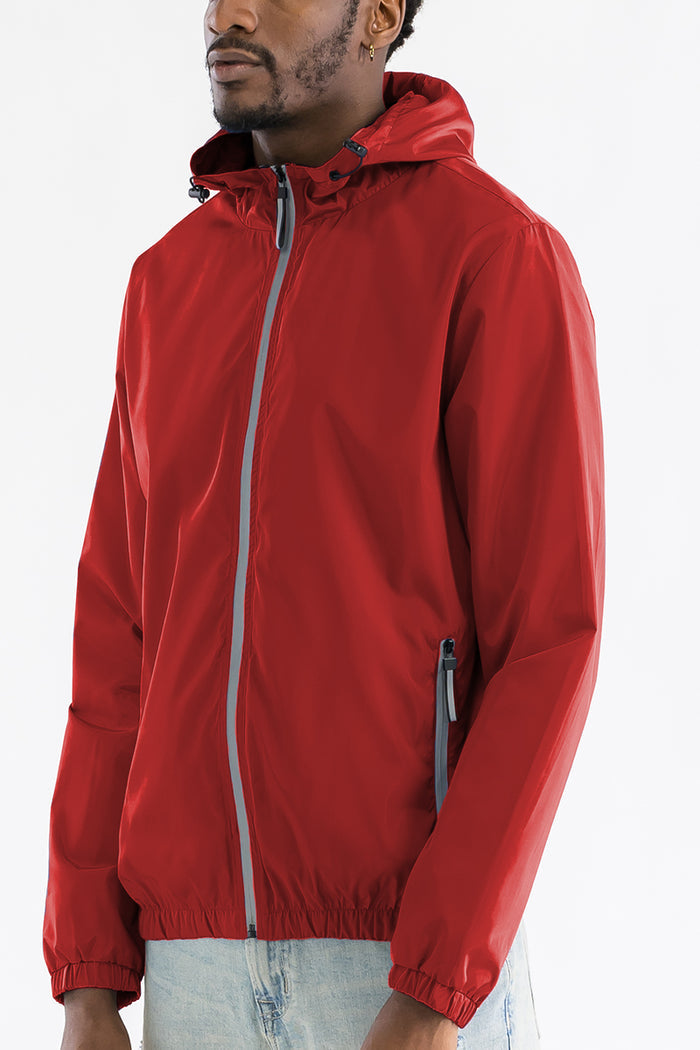 Reflective Zipper Windbreaker