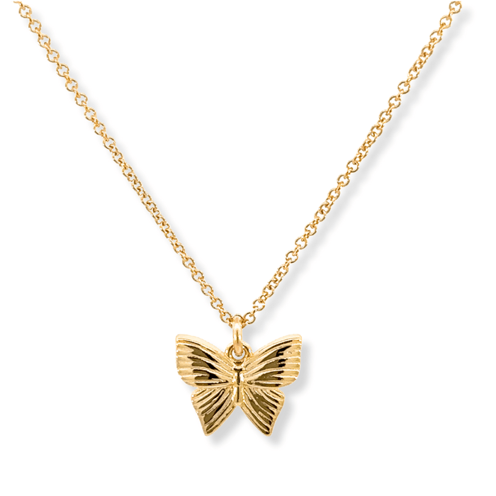Reversible Butterfly Necklace - Le Serey