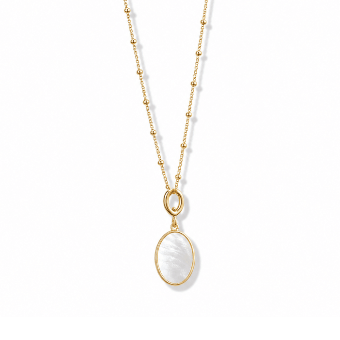 Reversible Mother of Pearl Necklace - Le Serey