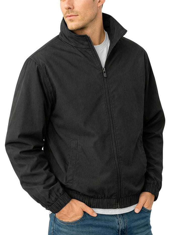 Ribstop Nylon Full Zip Windbreaker