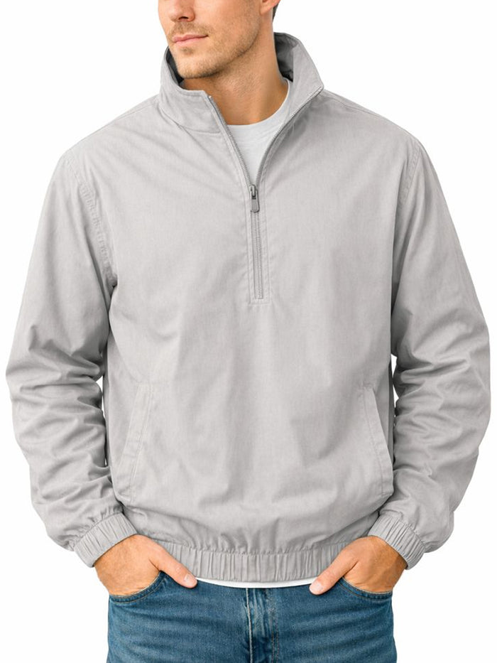 Ribstop Nylon Full Zip Windbreaker