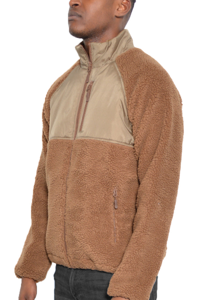 Sherpa Fleece Zip Up