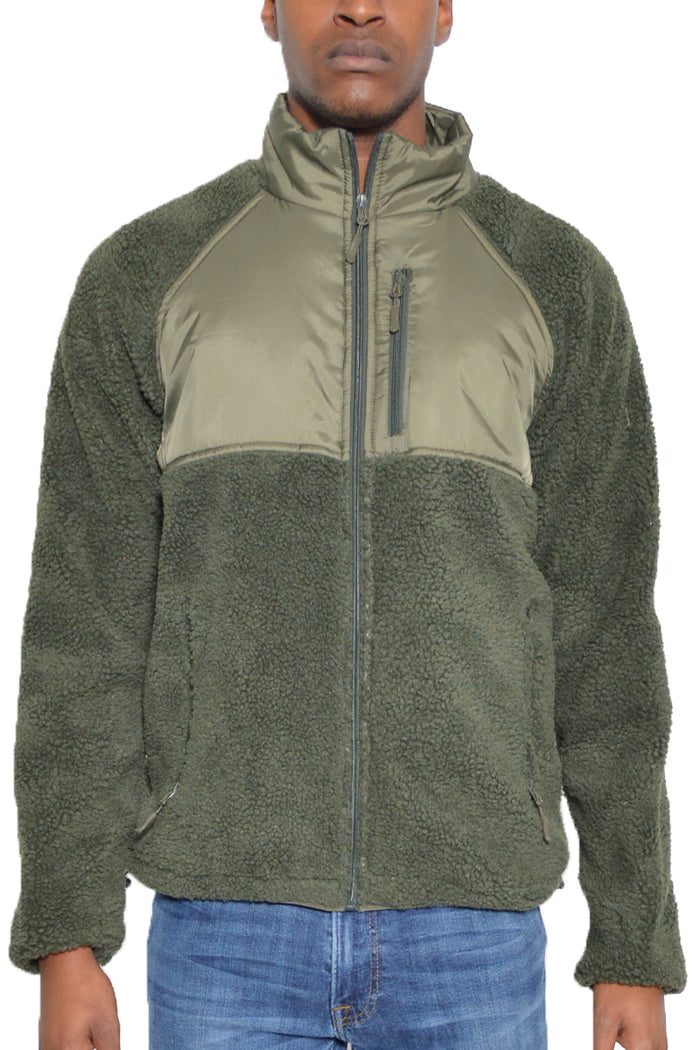 Sherpa Fleece Zip Up