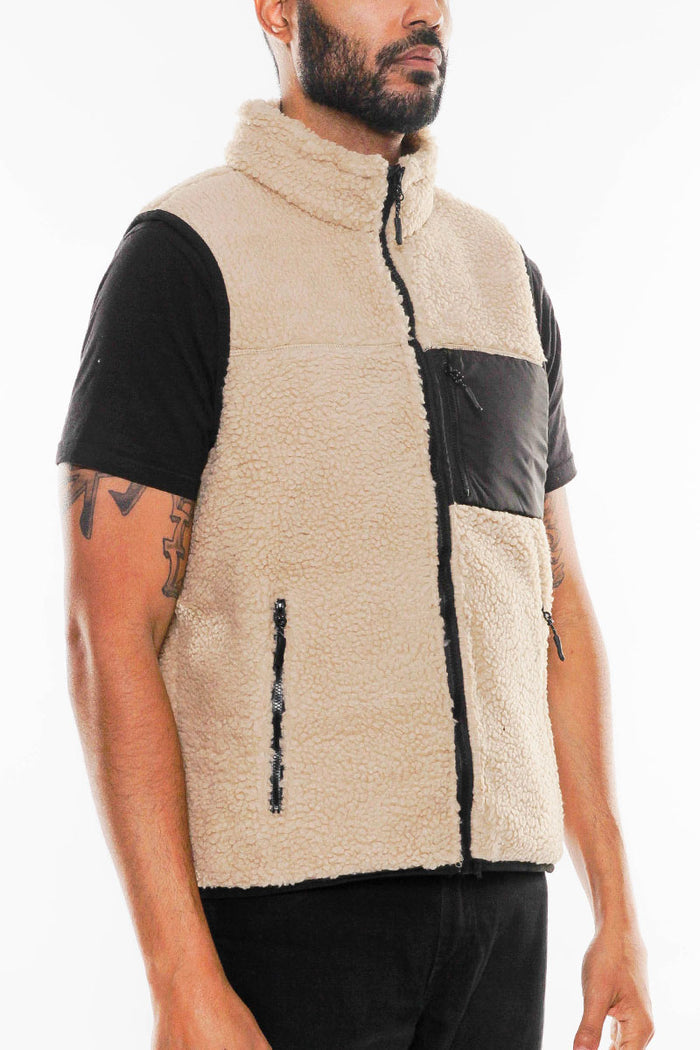 Sherpa Full Zip Vest