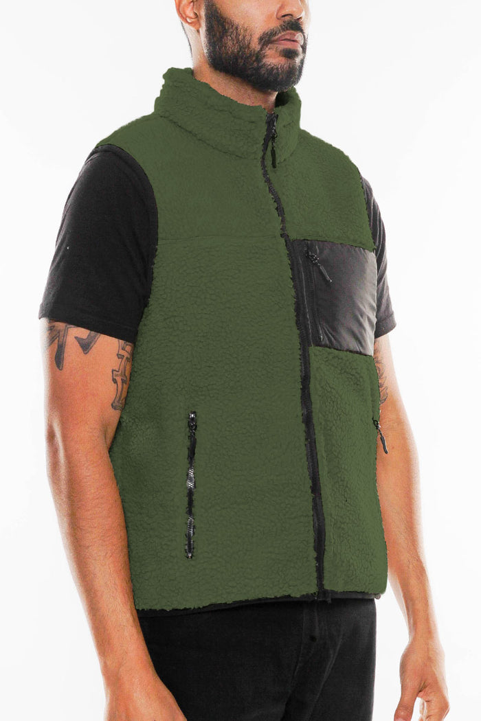 Sherpa Full Zip Vest