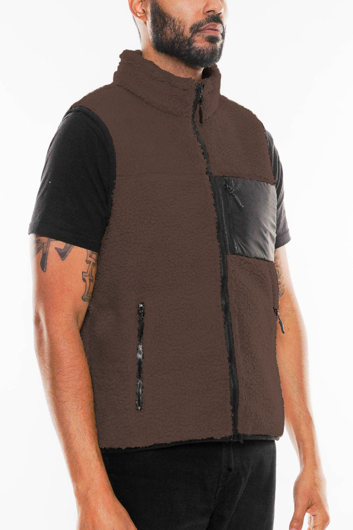 Sherpa Full Zip Vest