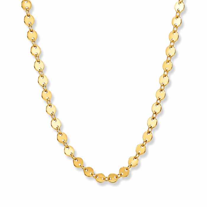 Shimmer Disc Necklace - Le Serey