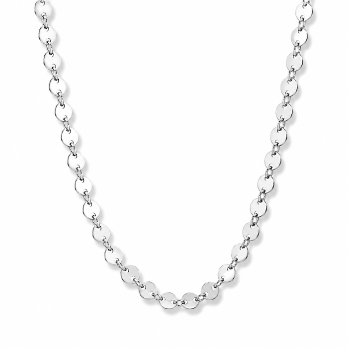 Shimmer Disc Necklace