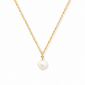 Simple Pearl Drop Necklace - Le Serey