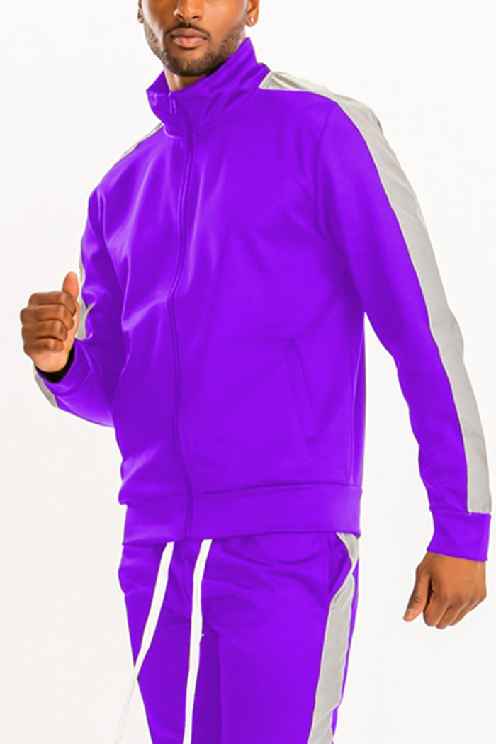 PURPLE WHITE / S