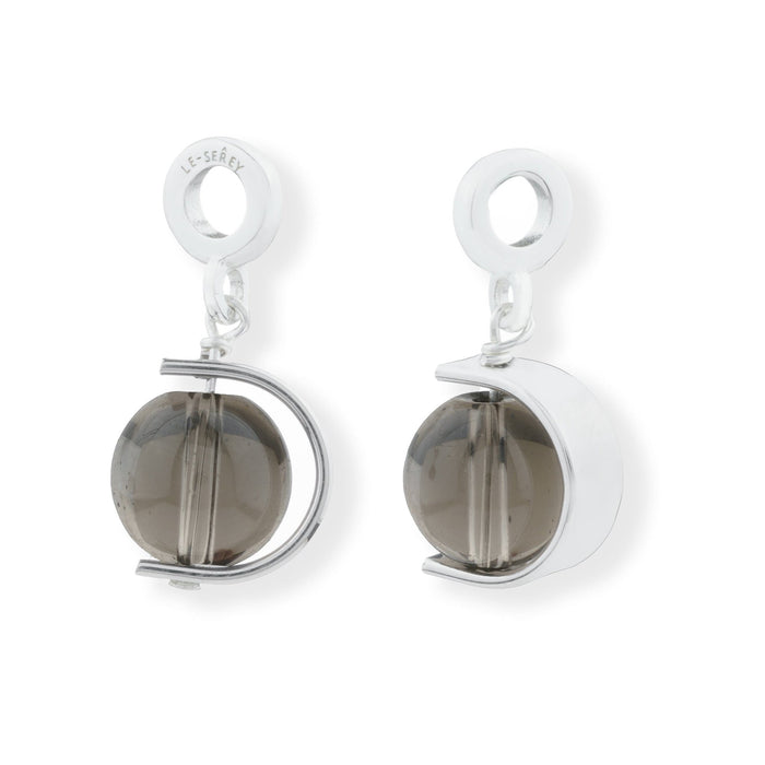 Smoky Quartz Halo Charm - Le Serey
