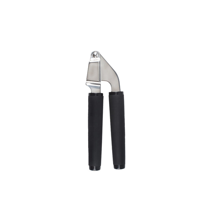 Soft Touch Stainless Steel Garlic Press Black