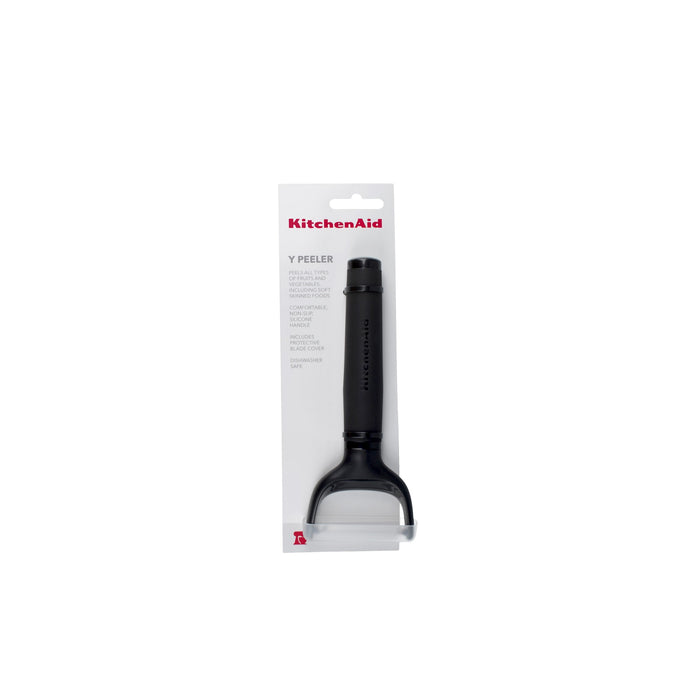 Soft Touch Stainless Steel Y Peeler Black