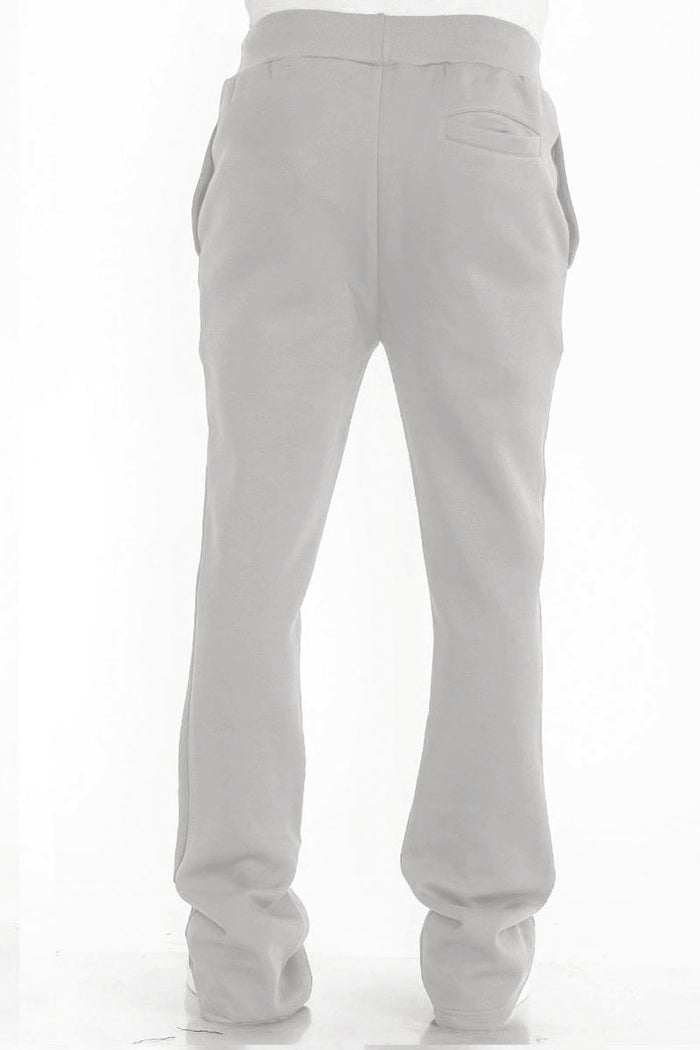 Solid Flare Stacked Track Pants