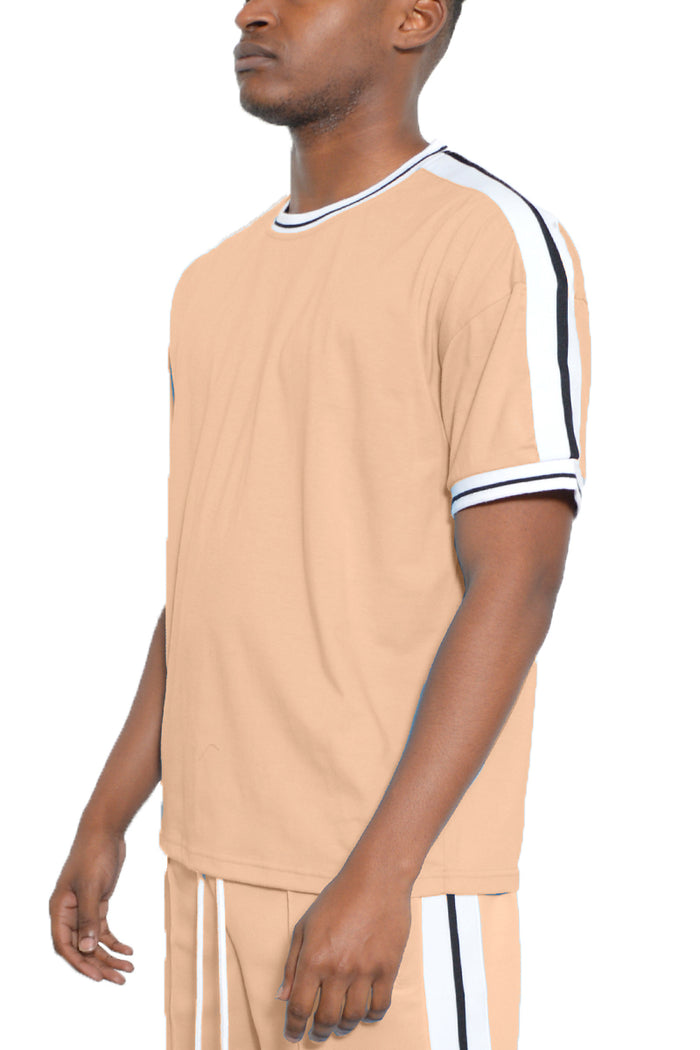 Solid Side Stripe TShirt