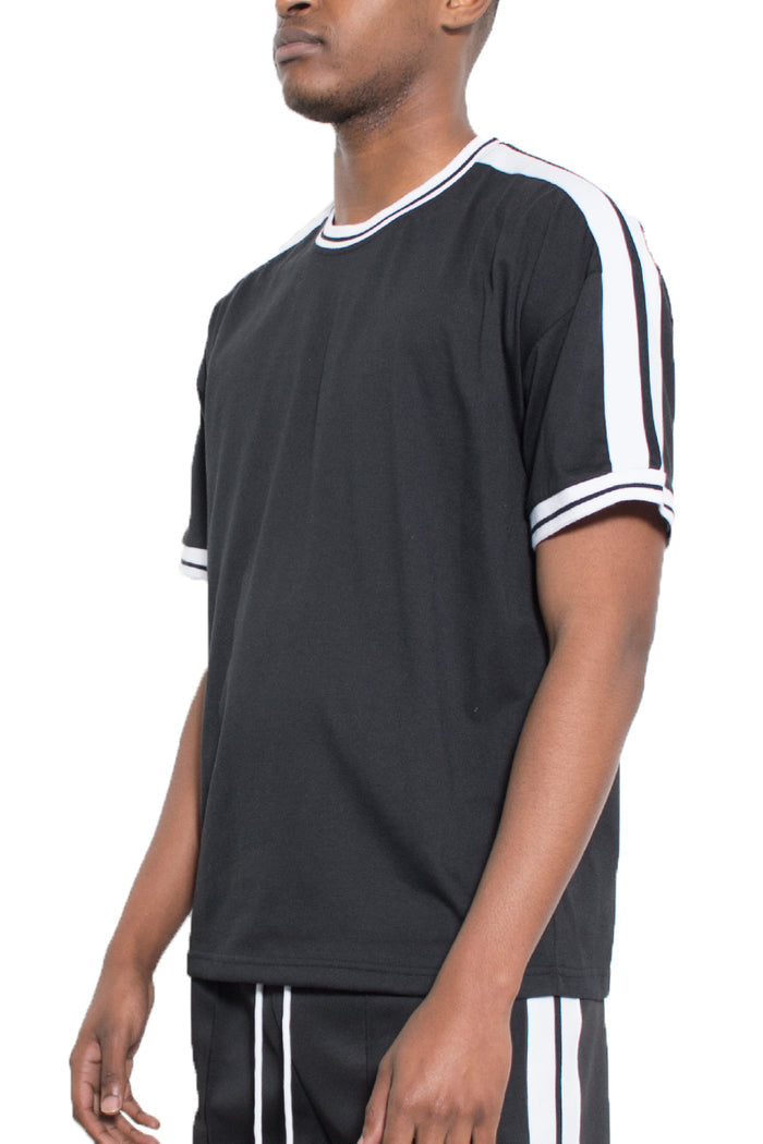 Solid Side Stripe TShirt