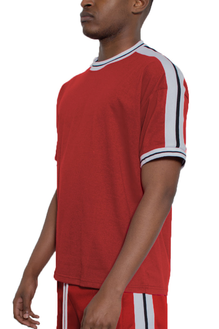 Solid Side Stripe TShirt