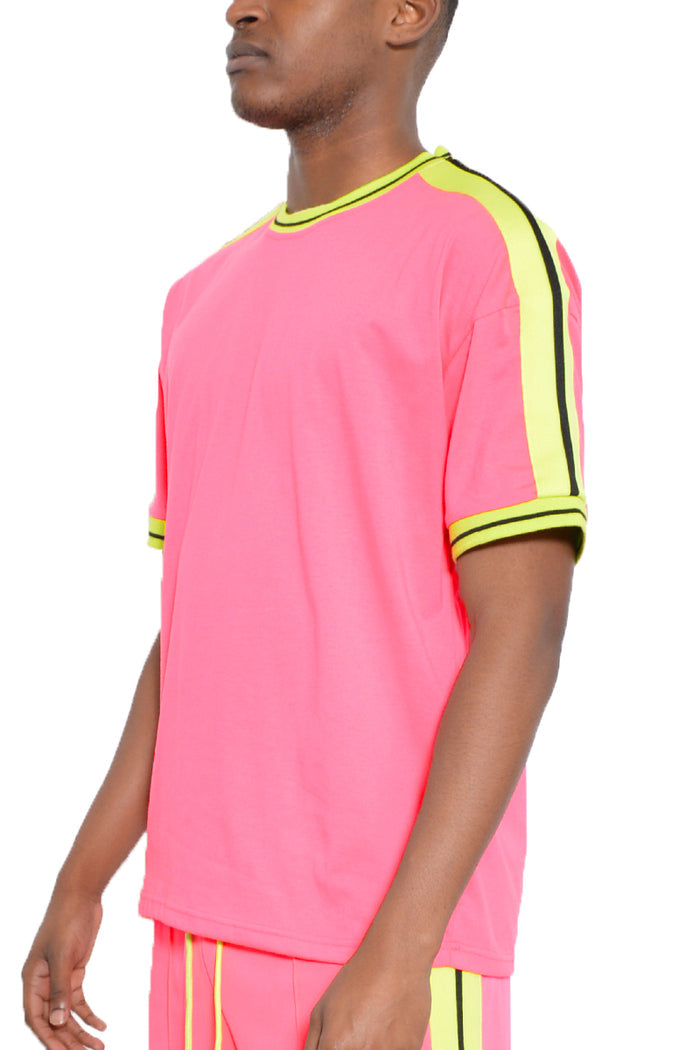 Solid Side Stripe TShirt