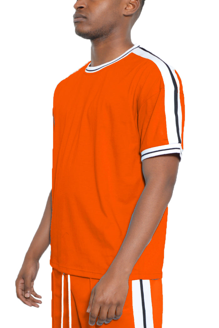 Solid Side Stripe TShirt