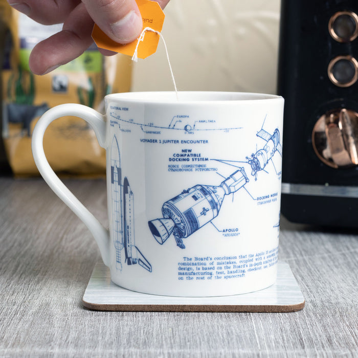 Space Exploration Bone China Mug