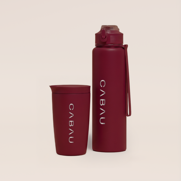 Stainless Duo: Bottle + Cup