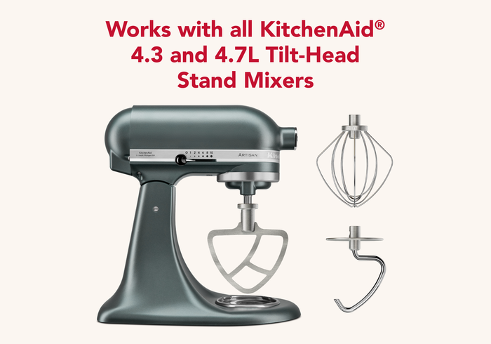 Stainless Steel 3-Piece Accessory Set for Tilt-Head Stand Mixers