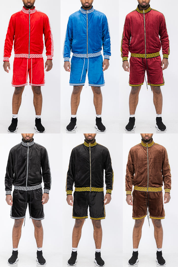Status Velour Short Set