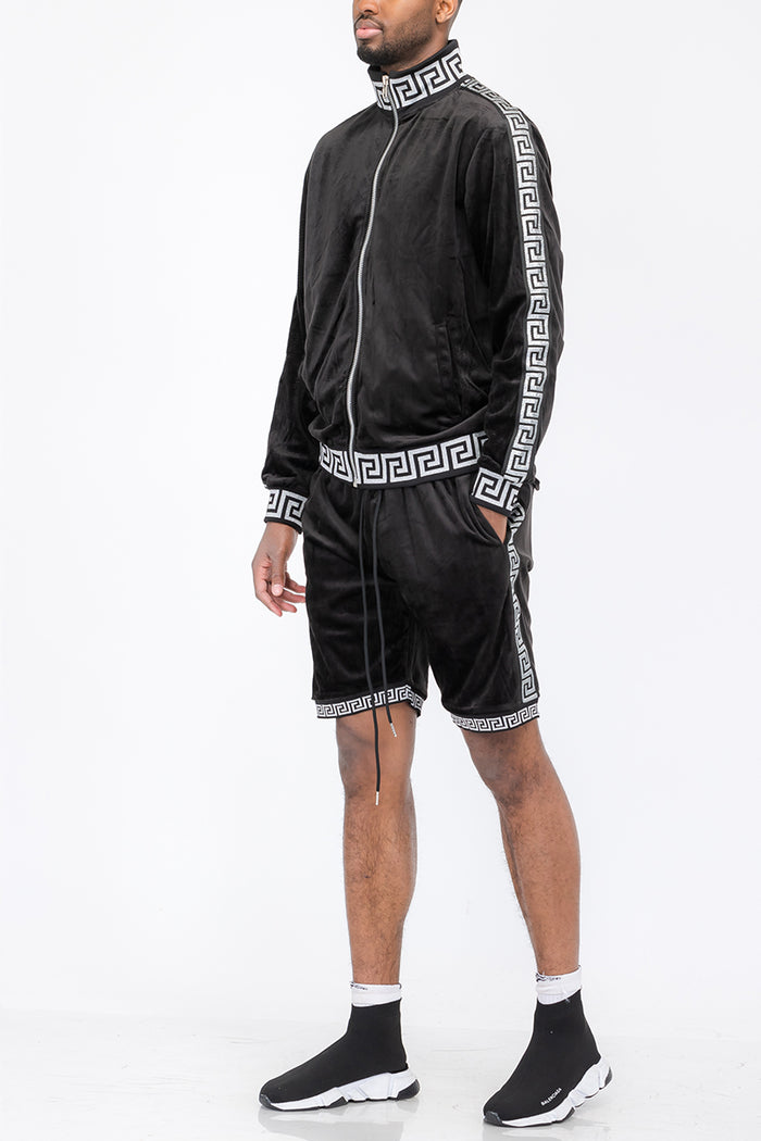 Status Velour Short Set