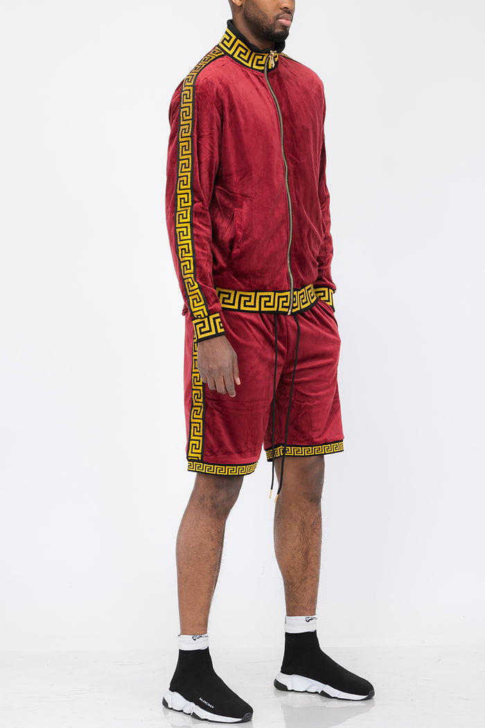 Status Velour Short Set