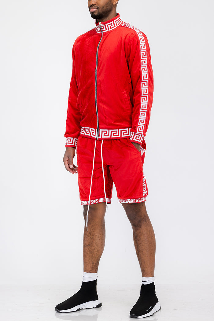 Status Velour Short Set