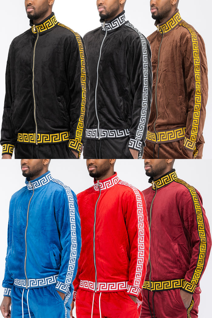 Status Velour Track Jacket