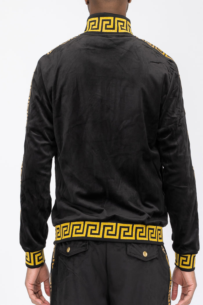 Status Velour Track Jacket