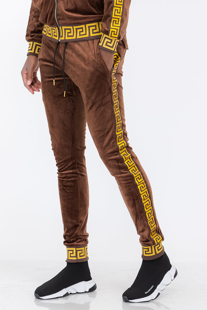 Status Velour Track Pants