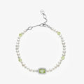 Sugar Cube Collection Women Pearl Bracelet - Mint Green